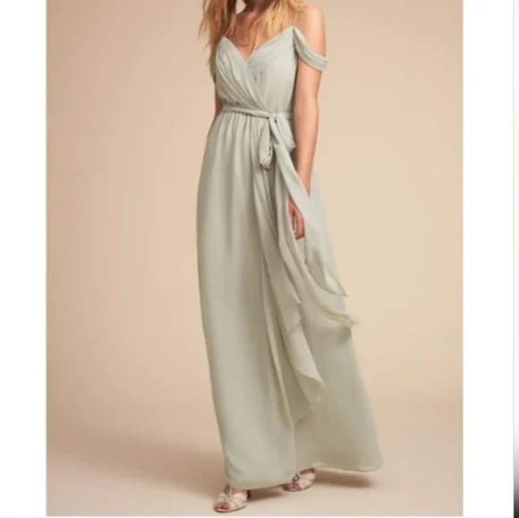 Watters & Watters - Linden Gown - Ivory - 4 - Picture 6 of 8